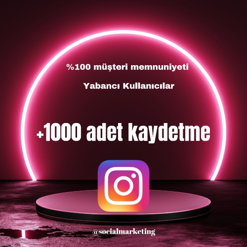  Instagram Kaydet  Max 5K  Yabancı Kullanıcılar